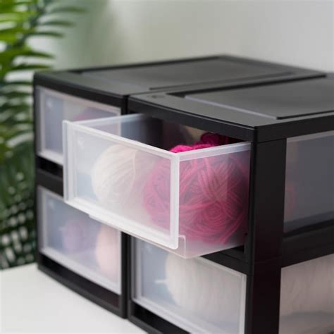 sturdy stackable storage drawers